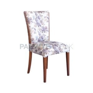 Çiçek Desenli Eskitme Sandalye